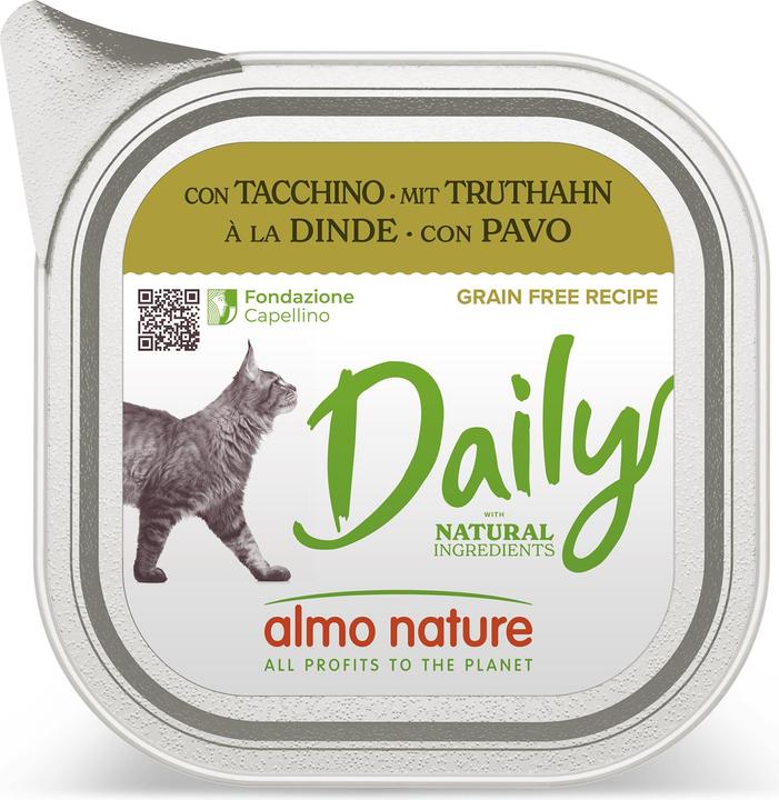 Actual product image Almo Nature Daily Adult Menu with turkey (Adult, 1 pcs., 100 g)
