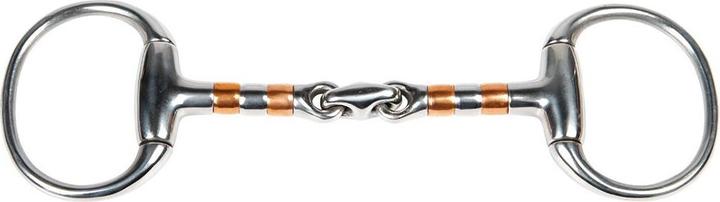 Actual product image Harry's Horse Olive bit for horse with double break with rollers