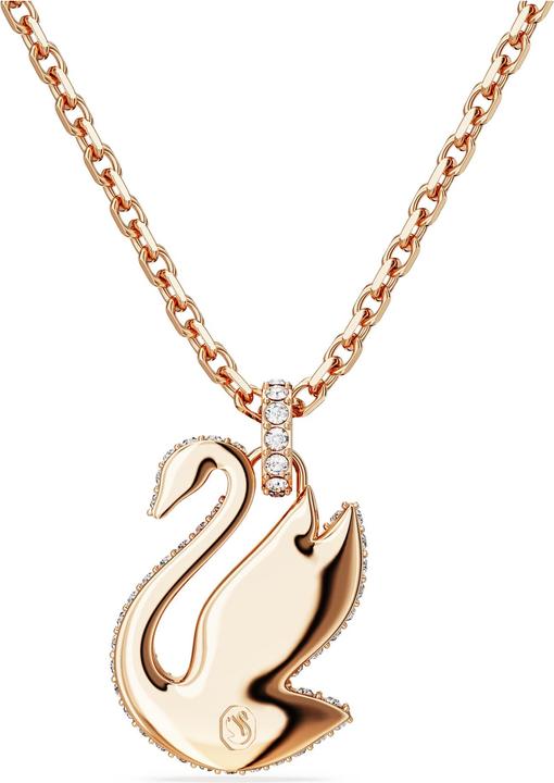 Actual product image Swarovski Iconic Swan Necklace Swan Medium Pink Rose Gold (Swarovski Metal, 42 - 47 cm)