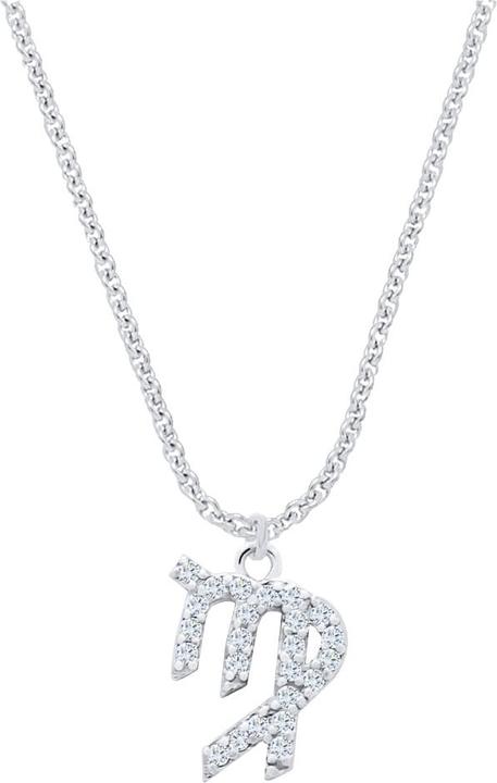 Image du produit Candy Collier Signe du zodiaque Vierge, argent sterling 925 (Argent sterling 925, Argent massif de 925, 42 - 45 cm)