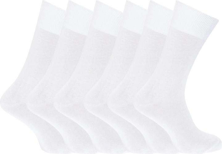 Actual product image Floso Socks 100% Cotton 6Pack (pack of 6, 39 - 45)