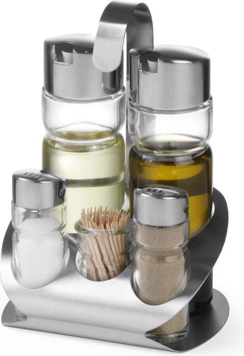 Image du produit Hendi Set de service cinq pièces poivre, sel