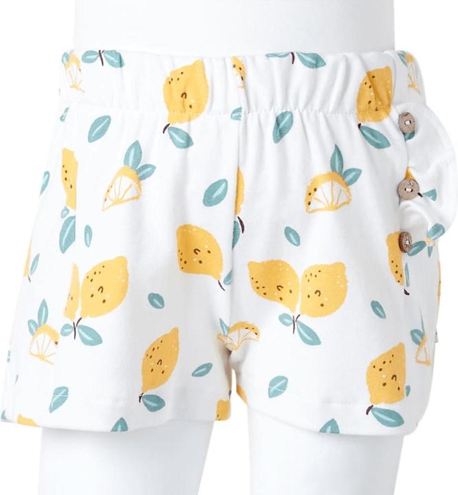 Image du produit VidaXL Short pour enfants Ecru 128,Composition : 100 % coton,Couleur (128)
