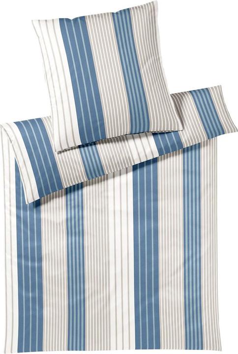 Actual product image Elegante Range dunkelblau (Bedding set, 135x200 cm + 80x80 cm)
