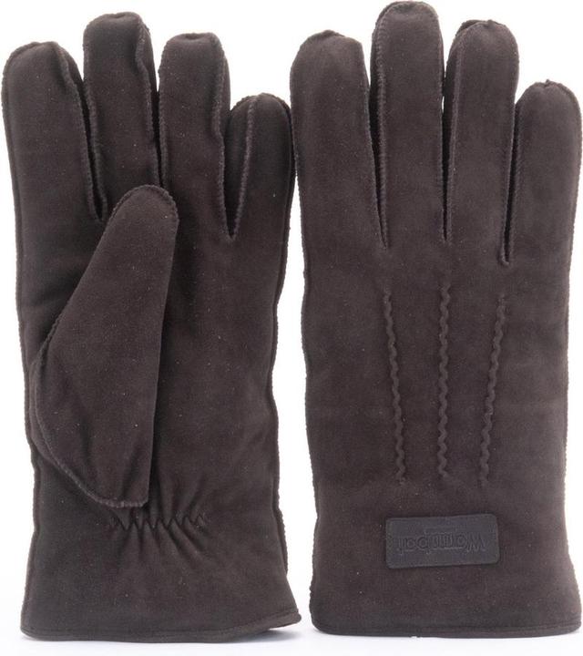 Immagine prodotto Warmbat Herrenhandschuhe Ziegen Wildleder - Choco - Grösse L (L)