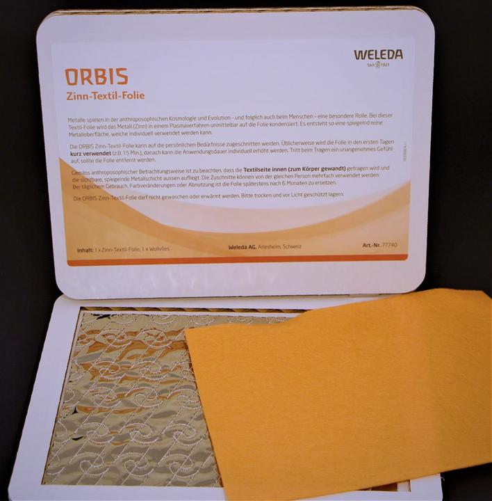 Image du produit Orbis Zinn-Textil-Folie orange (1 pièce(s))