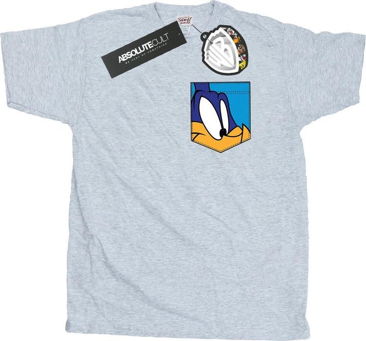 Produktbild Looney Tunes Road Runner Face Faux Pocket TShirt (XXL)