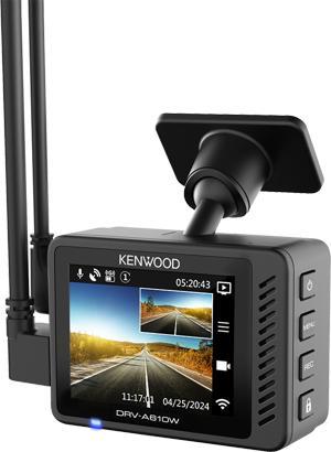 Actual product image Kenwood DRV-A610W 4K UHD DashCam 12/24V/App/ 64GB microSD (Built-in display, GPS receiver, Built-in microphone)