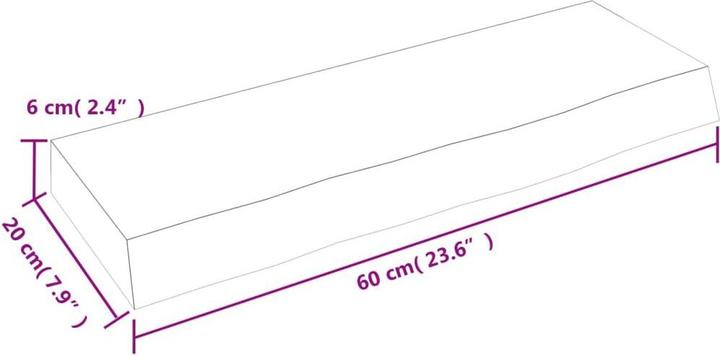 Immagine prodotto VidaXL Lian (60 x 20 x 6 cm)
