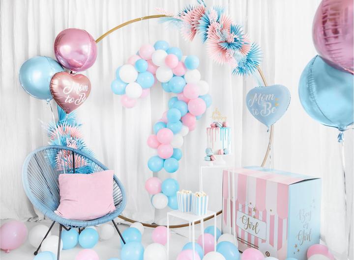 Produktbild Partydeco Folienballon Mom to be Blau
