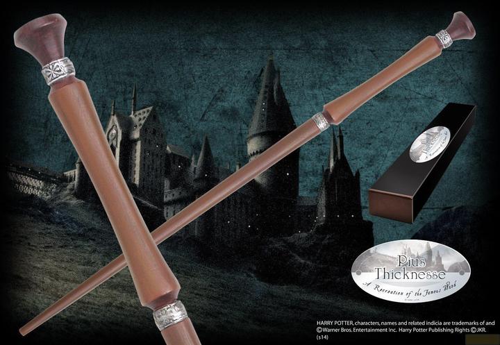 Produktbild Noble Collection Harry Potter Zauberstab Pius Thicknese (Charakter-Edition)