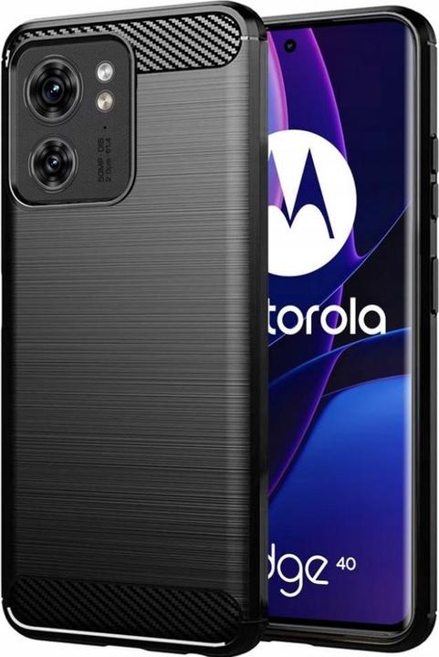 Screenguard Motorola Edge 40 Hülle Carbon Brushed Soft TPU (Motorola Edge 40)