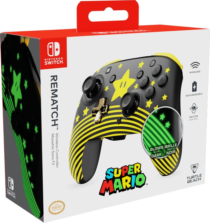 Actual product image Turtle Beach Rematch Wireless Controller · NS · Super Mario Star (Switch)