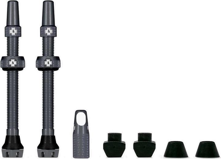 Muc-Off V2 valves for tubeless tyres - grey - MTB & Road