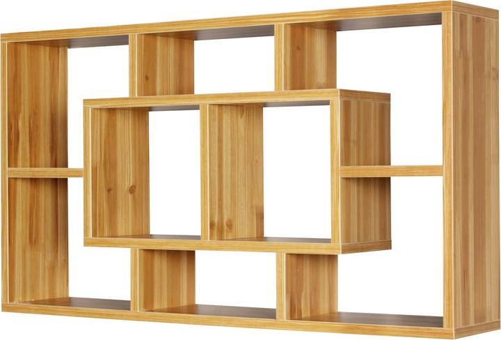 Immagine prodotto FineBuy Scaffale in legno impiallacciato di faggio (16 x 85 x 48 cm)