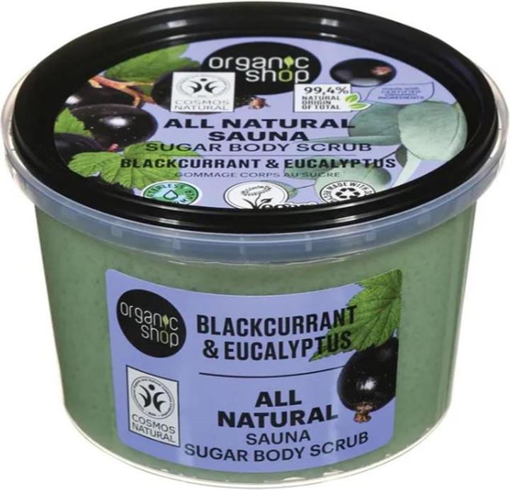 Produktbild Organic Shop All Natural Sauna Body Exfoliant Sugar Currant 250ml (Körperlotion, 250 ml)