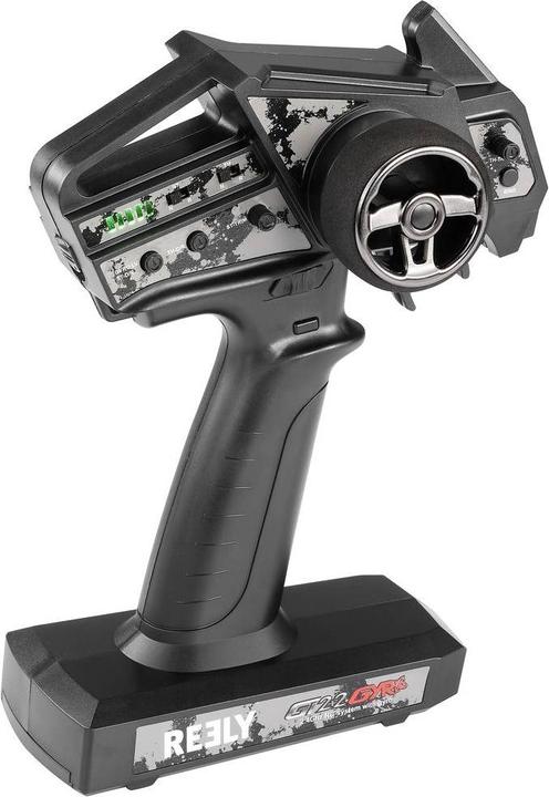Reely GT2+2 GYRO pistol grip remote control 2.4 GHz Number of channels: 4 incl. receiver