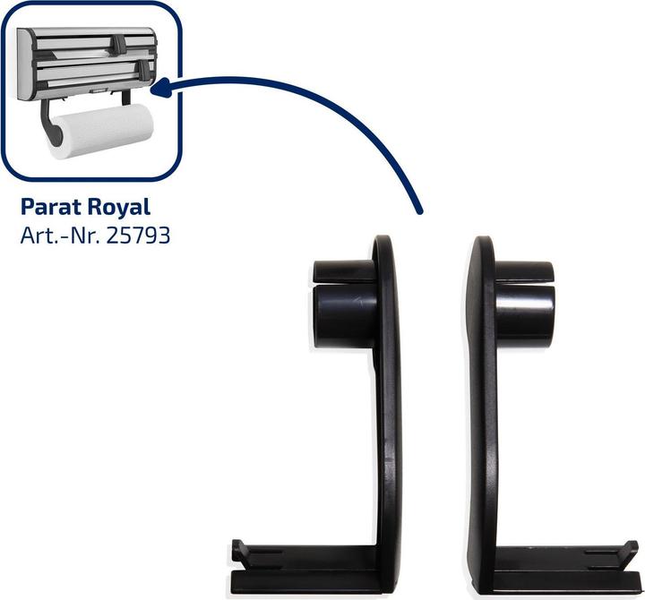 Actual product image Leifheit Replacement roller holder set for Parat Royal II wall roller holder