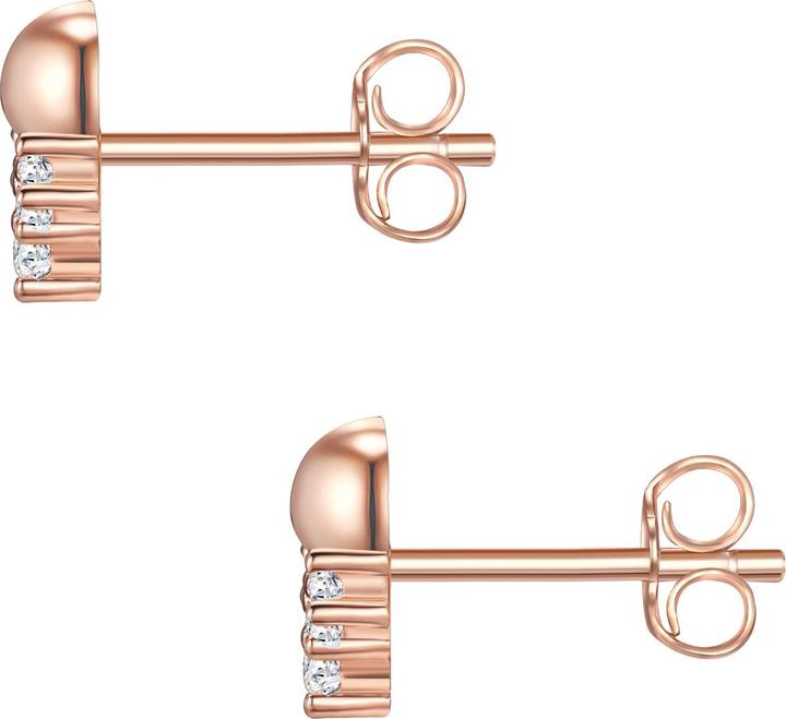 Produktbild Glanzstücke München Damen Kugel Sterling Silber Zirkonia roségold - 31430 (Sterling Silber)
