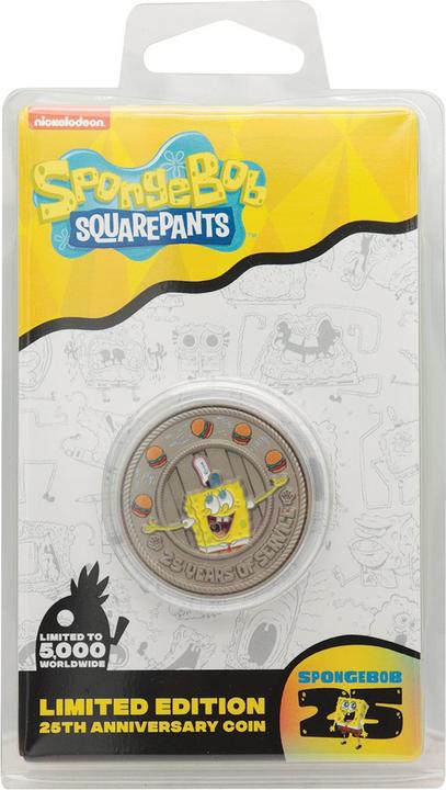 Produktbild Fanattik SpongeBob Schwammkopf Sammelmünze 25th Anniversary Limited Edition (2023)