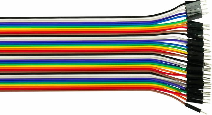 Actual product image Kabelmeister Jumper wire 40-pin separable wires for Arduino, Raspberry Pi etc., plug to socket