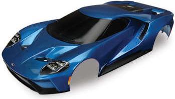 Produktbild Traxxas Body, Ford GT, blue painted, decals