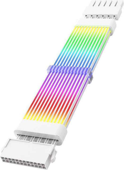 Actual product image Darkflash Tech LG01 24 PIN ARGB Extension Cable (white)