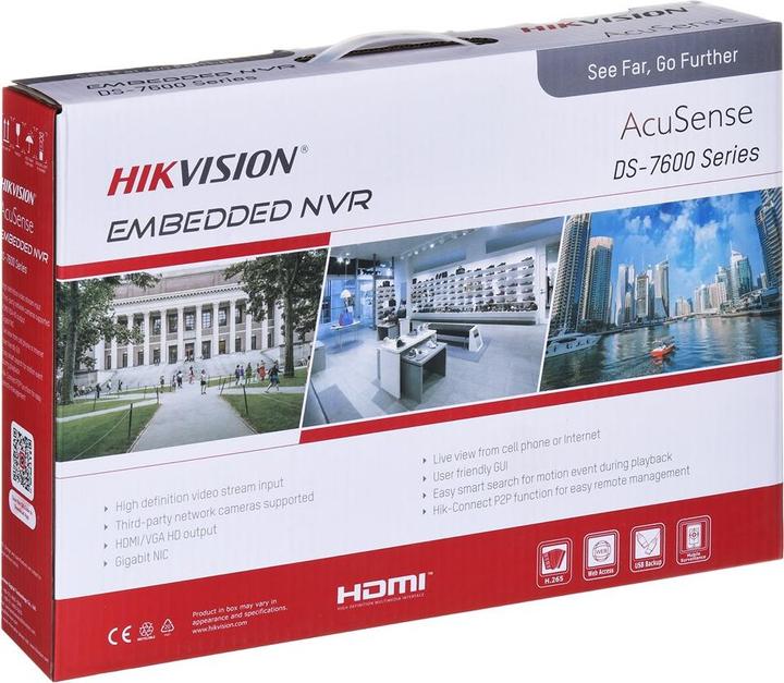 Actual product image Hikvision REJESTRATOR IP DS-7604NXI-K1/4P(D) (Network Video Recorder (NVR))