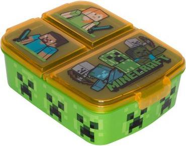 Produktbild Stor Minecraft Alex & Steve - Lunchbox mit Fächern