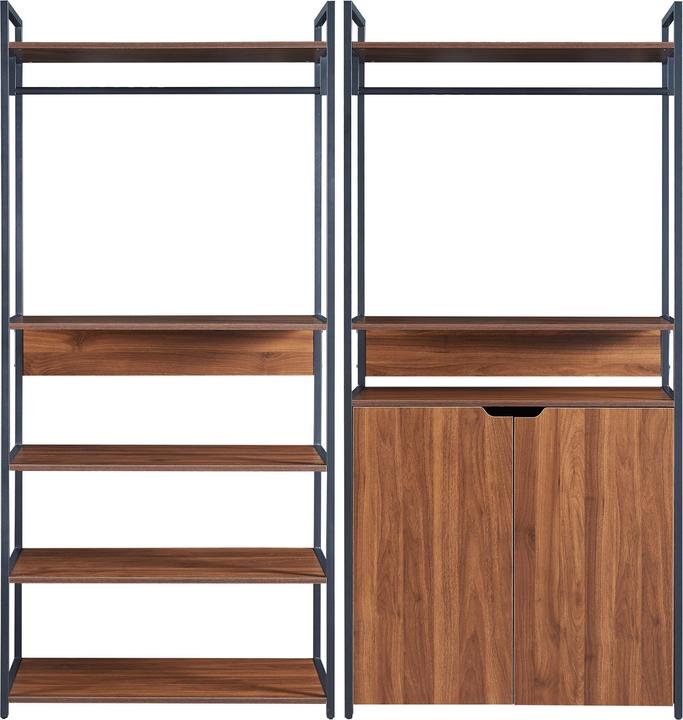 Actual product image En.Casa Coat rack set of 2 Larem 1 cupboard 7 shelves