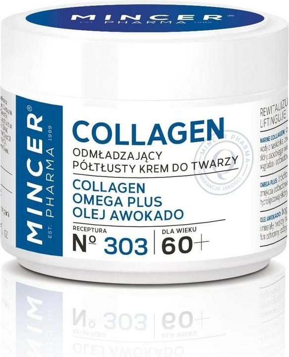 Productafbeelding Elfa Mincer Pharma Collageen 60+ Verjongende halfvette crème nr. 303 50ml (50 ml, Dagcrème)