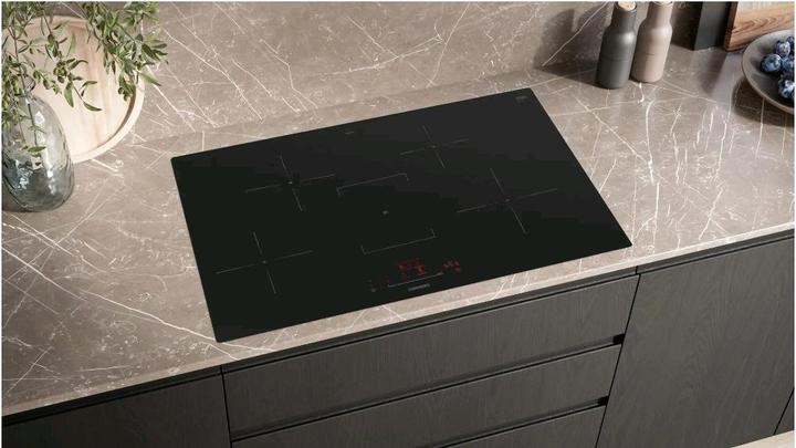 Produktbild Siemens iQ300, Induktionskochfeld, 80 cm, Schwarz, flächenbündig (integriert), EH801HFB1E