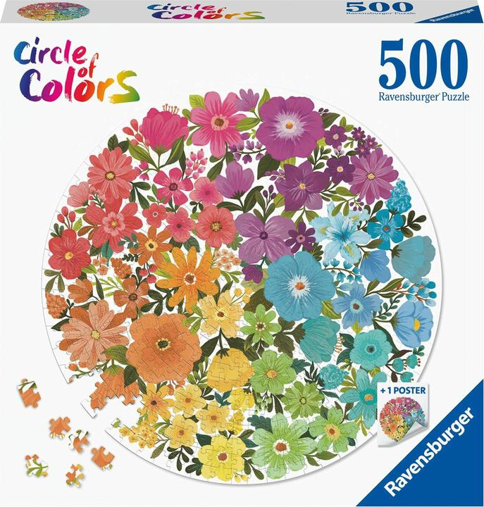 Produktbild Ravensburger Kreis der Farben - Blumen (500 Teile)