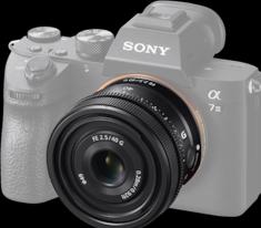 Actual product image Sony FE 40mm f/2.5 G (Sony E, full size)