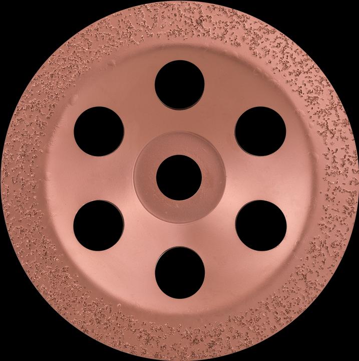 Produktbild Bosch Professional Zubehör Carbide-Schleifköpfe, 180 mm, Feinheitsgrad fein, Scheibenform flach (Fein)