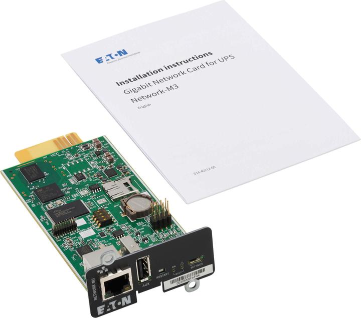Actual product image Eaton Gigabit Network Card M3