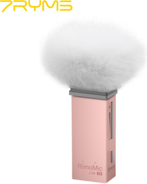 Produktbild 7Ryms Streaming and Video Mini Wireless Microphone (For USB-C & USB-A Interface) Rimomic Lite UC - Pink