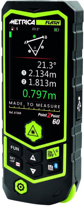Produktbild Metrica Laser Distanzmesser Flash Point2point 60 (60 m)