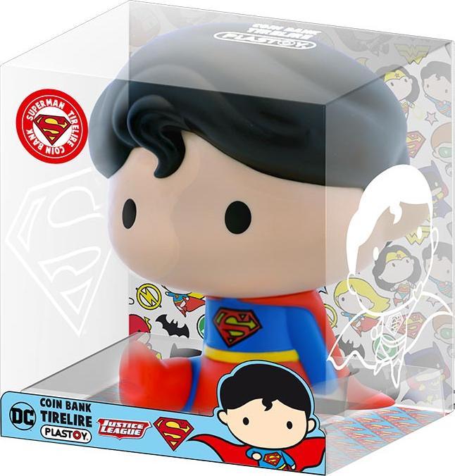 Actual product image compatible - Mini-Tirelire - Chibi Superman - 13cm