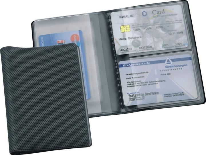 Produktbild Veloflex Ausweishülle schwarz PVC mit 1 Tasche passend für (1 x)