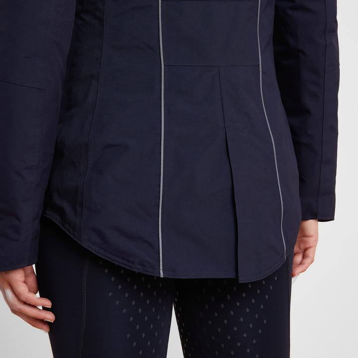 Produktbild Fouganza Winter-Reitjacke 580 wasserdicht Damen blau (M)