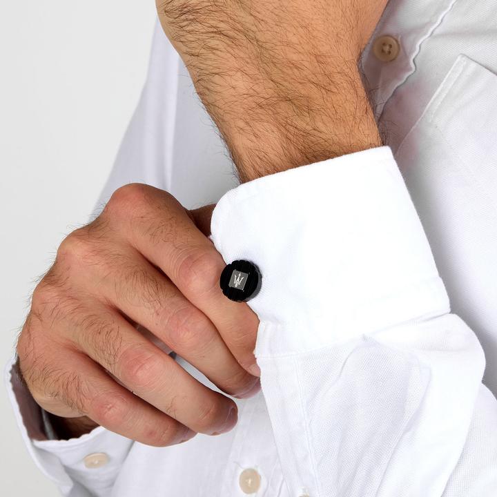 Actual product image Maserati Cufflinks (Stainless steel)