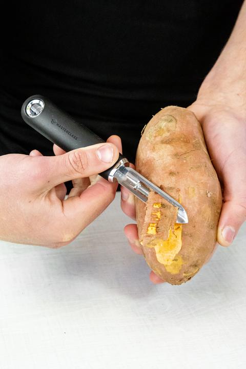 Actual product image Master Class Soft-Grip Stainless Steel Fixed Head Peeler, Carded
