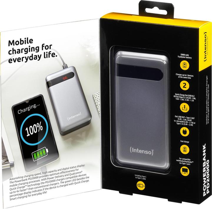 Actual product image Intenso PD20000 (20000 mAh, 74 Wh)