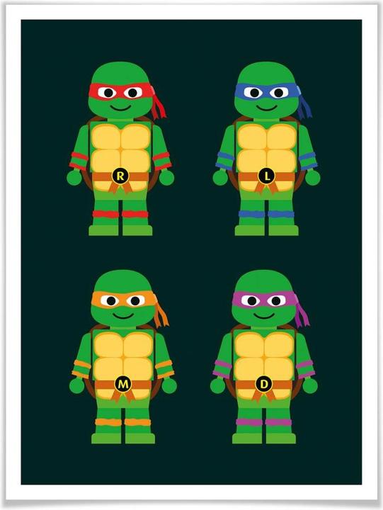 Immagine prodotto Trenddeko Giocattolo Teenage Mutant Ninja Turtles (24 x 30 cm)