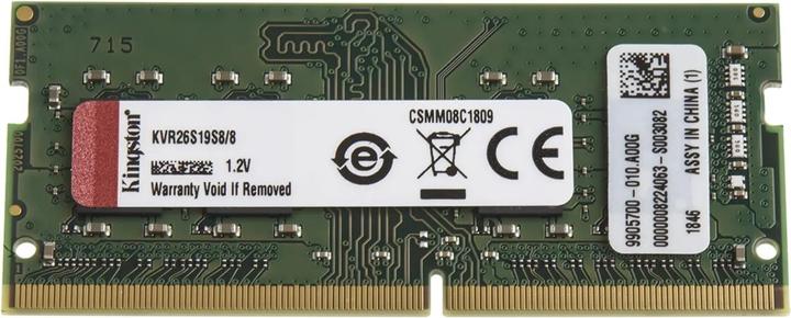 Image du produit Kingston ValueRAM (1 x 8GB, 2666 MHz, RAM DDR4, SO-DIMM)