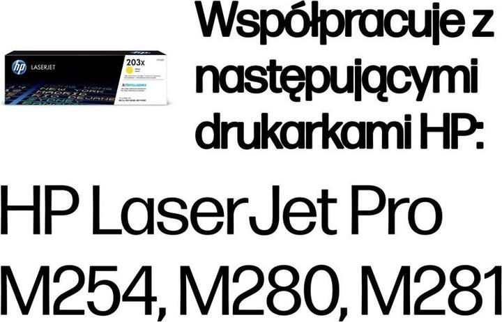 Actual product image HP 203x (Y)
