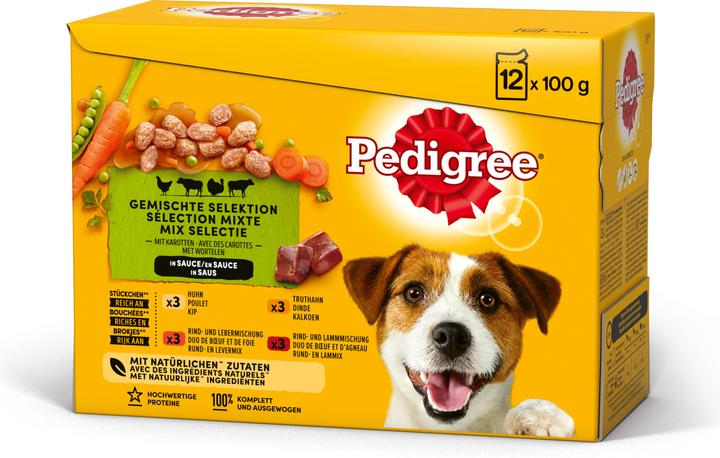 Produktbild Pedigree Pouch Selection (Adult, 1 Stk., 1200 g)
