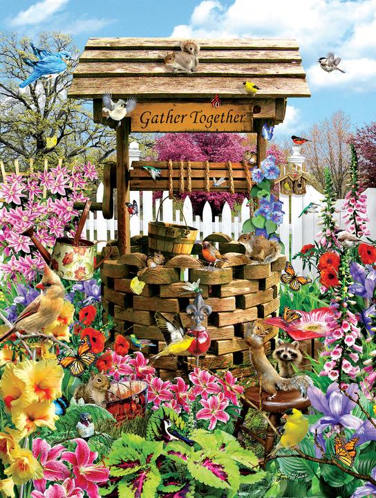 Immagine prodotto Sunsout Puzzle 1000 pezzi Uccelli al pozzo dei desideri (1000 pezzi)