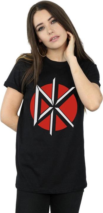 Actual product image Dead Kennedys Womens/Ladies Classic Logo Cotton Boyfriend T-Shirt (L)